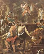 LE BRUN, Charles The Martyrdom of St John the Evangelist at the Porta Latina (mk08) china oil painting artist